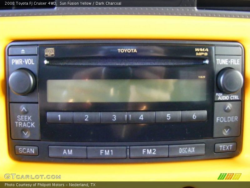 Sun Fusion Yellow / Dark Charcoal 2008 Toyota FJ Cruiser 4WD