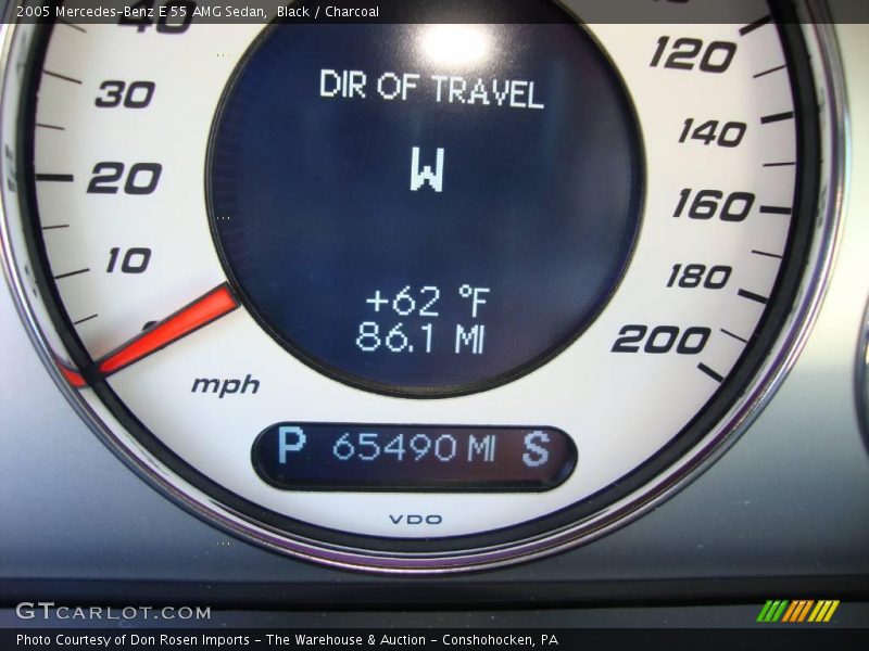 Black / Charcoal 2005 Mercedes-Benz E 55 AMG Sedan