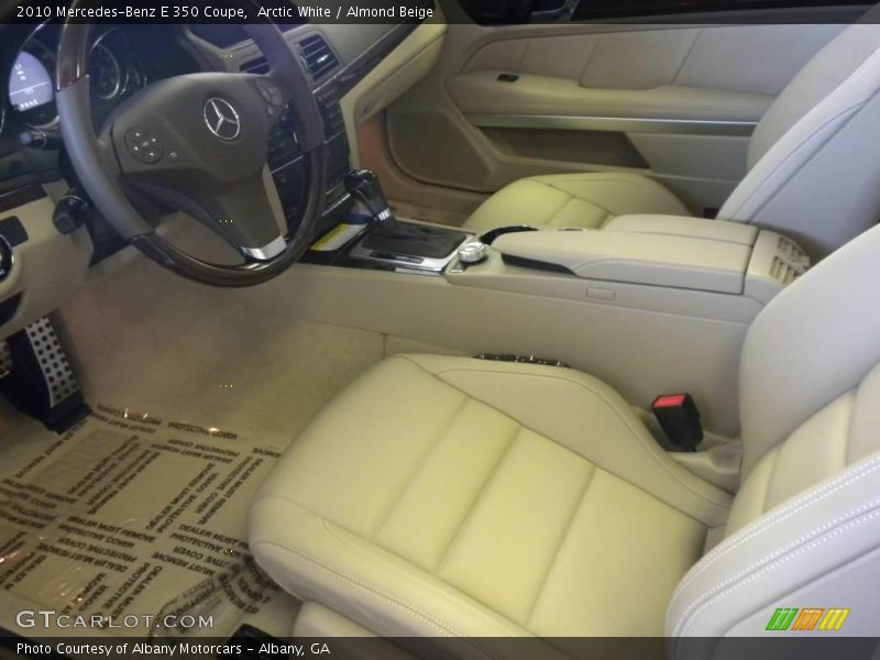 Arctic White / Almond Beige 2010 Mercedes-Benz E 350 Coupe