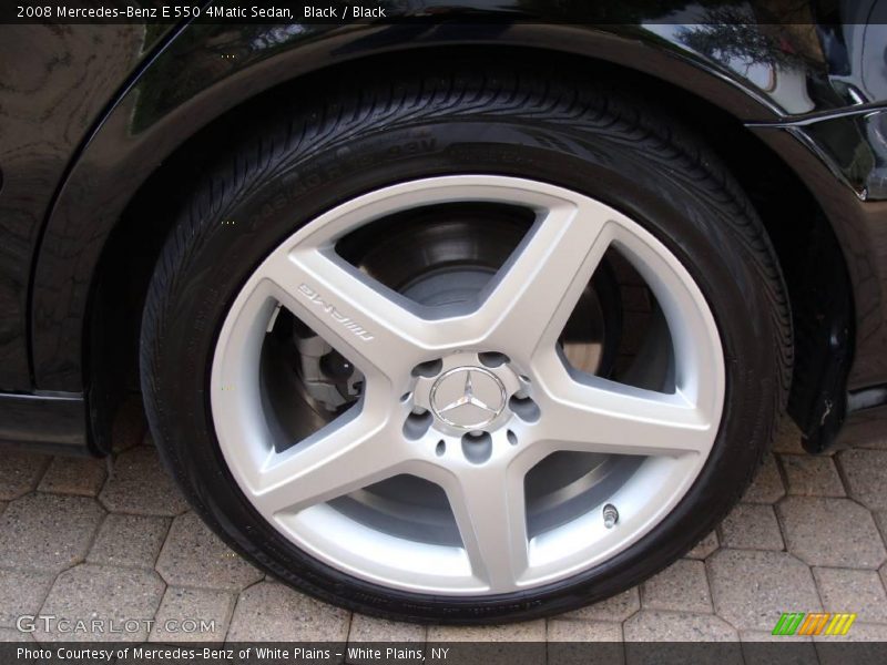 Black / Black 2008 Mercedes-Benz E 550 4Matic Sedan