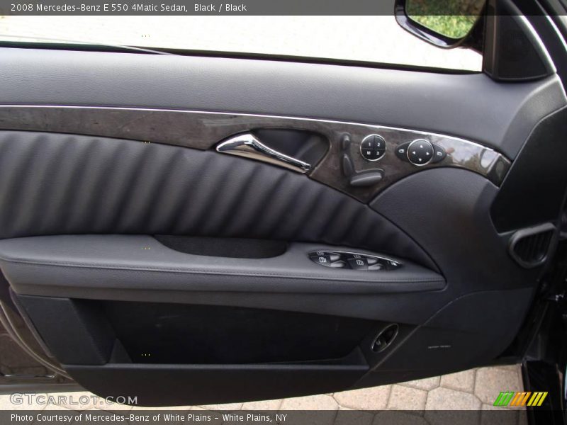 Black / Black 2008 Mercedes-Benz E 550 4Matic Sedan