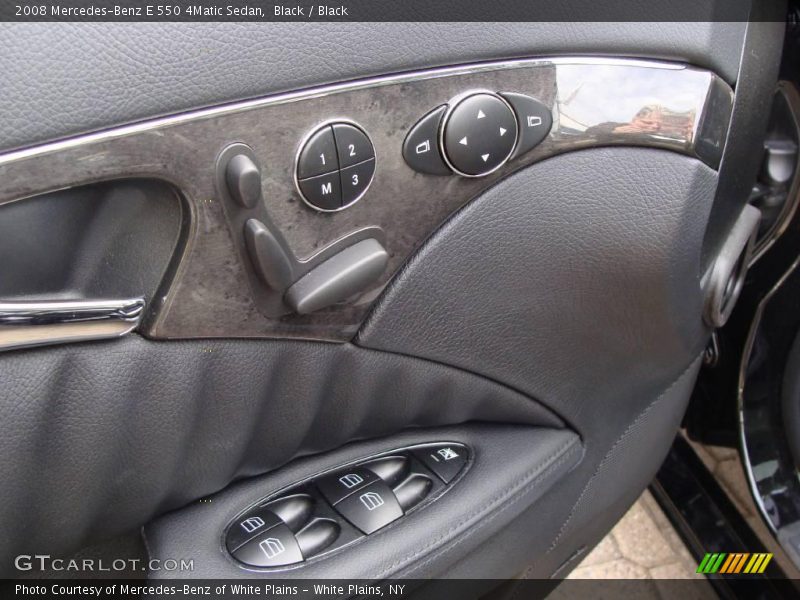 Black / Black 2008 Mercedes-Benz E 550 4Matic Sedan