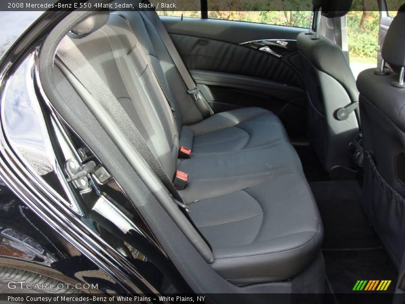 Black / Black 2008 Mercedes-Benz E 550 4Matic Sedan