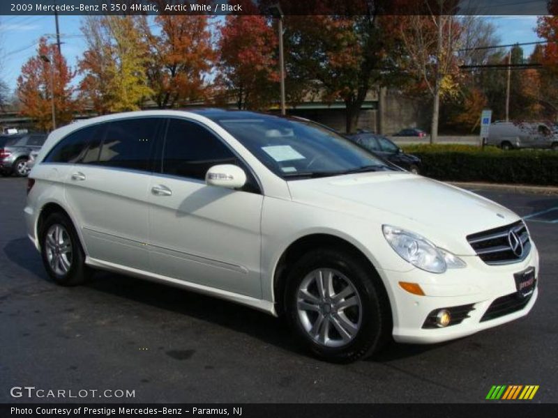 Arctic White / Black 2009 Mercedes-Benz R 350 4Matic