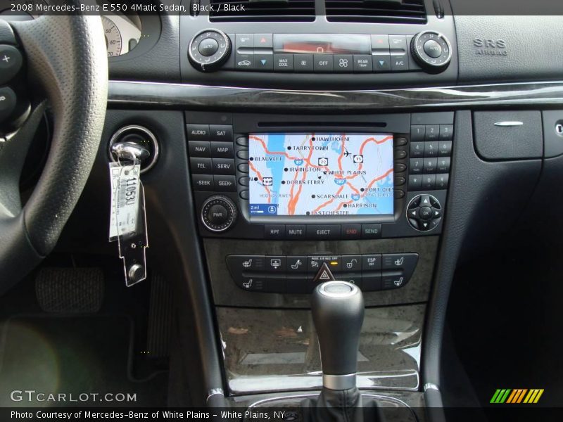 Black / Black 2008 Mercedes-Benz E 550 4Matic Sedan