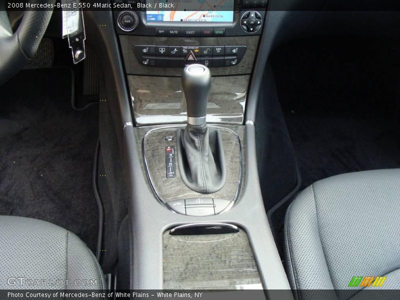 Black / Black 2008 Mercedes-Benz E 550 4Matic Sedan