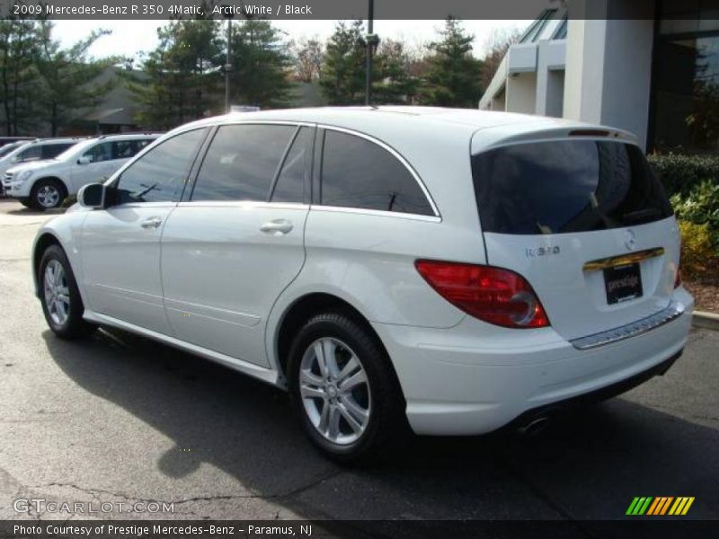 Arctic White / Black 2009 Mercedes-Benz R 350 4Matic