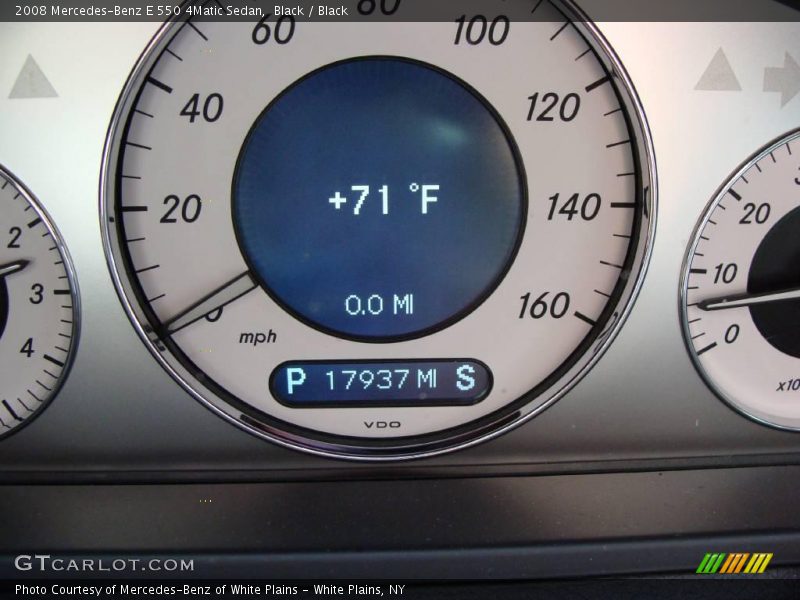 Black / Black 2008 Mercedes-Benz E 550 4Matic Sedan