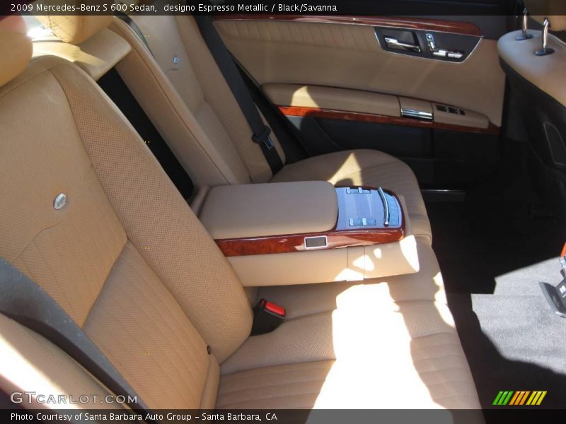 designo Espresso Metallic / Black/Savanna 2009 Mercedes-Benz S 600 Sedan
