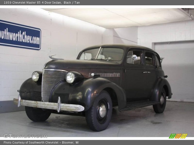 Black / Tan 1939 Chevrolet Master 85 4 Door Sedan