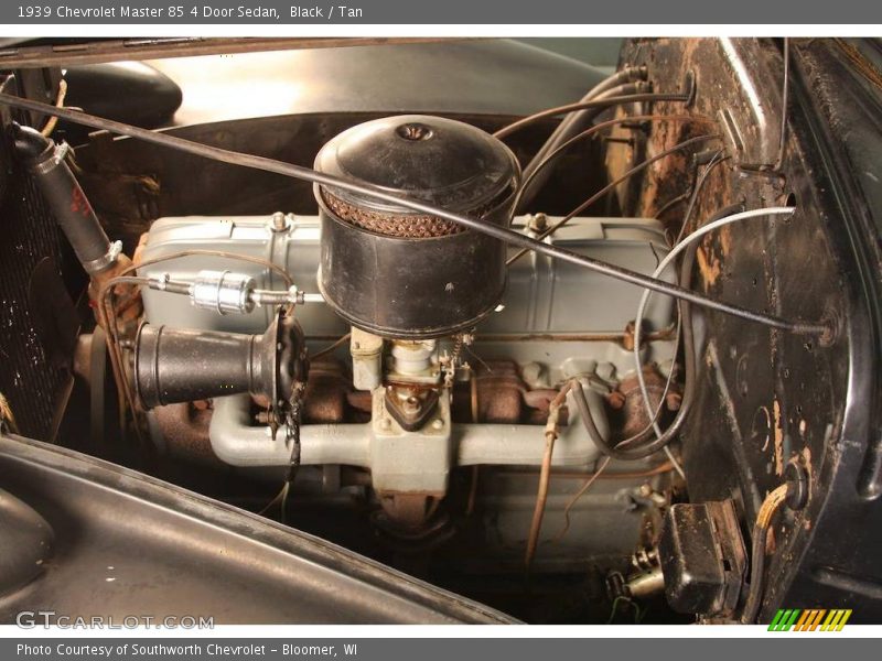 Black / Tan 1939 Chevrolet Master 85 4 Door Sedan