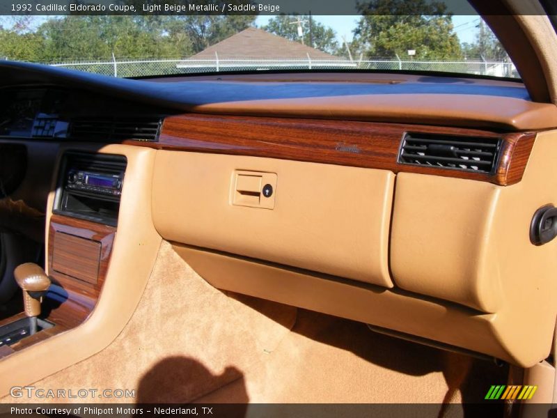 Light Beige Metallic / Saddle Beige 1992 Cadillac Eldorado Coupe