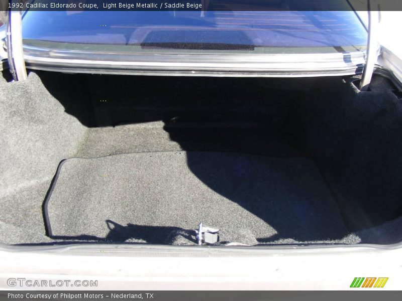 Light Beige Metallic / Saddle Beige 1992 Cadillac Eldorado Coupe