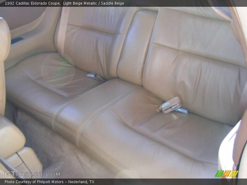 Light Beige Metallic / Saddle Beige 1992 Cadillac Eldorado Coupe