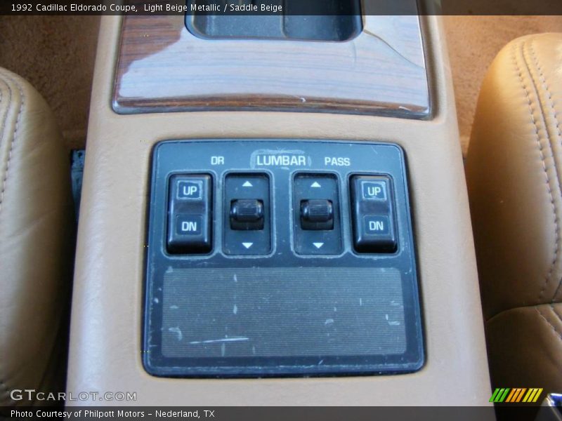 Light Beige Metallic / Saddle Beige 1992 Cadillac Eldorado Coupe