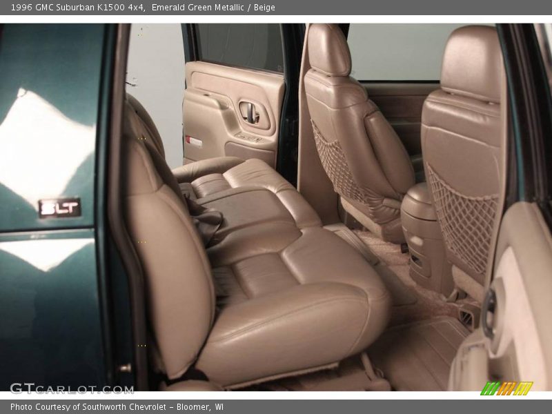 Emerald Green Metallic / Beige 1996 GMC Suburban K1500 4x4