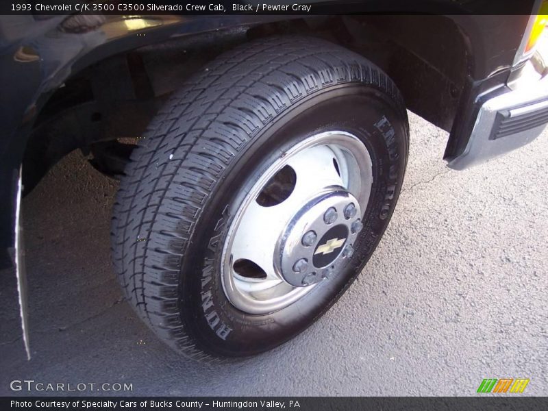 Black / Pewter Gray 1993 Chevrolet C/K 3500 C3500 Silverado Crew Cab