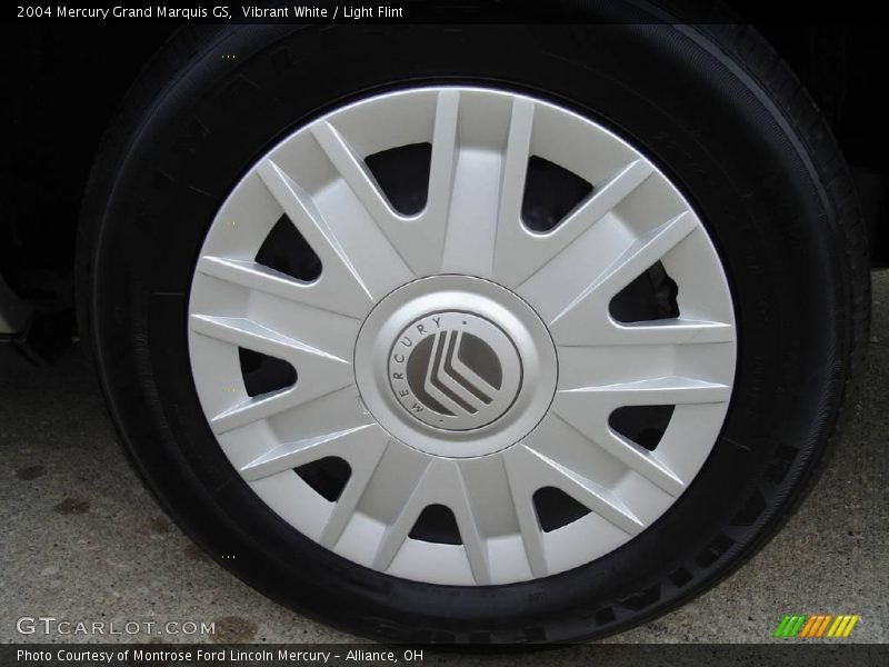Vibrant White / Light Flint 2004 Mercury Grand Marquis GS