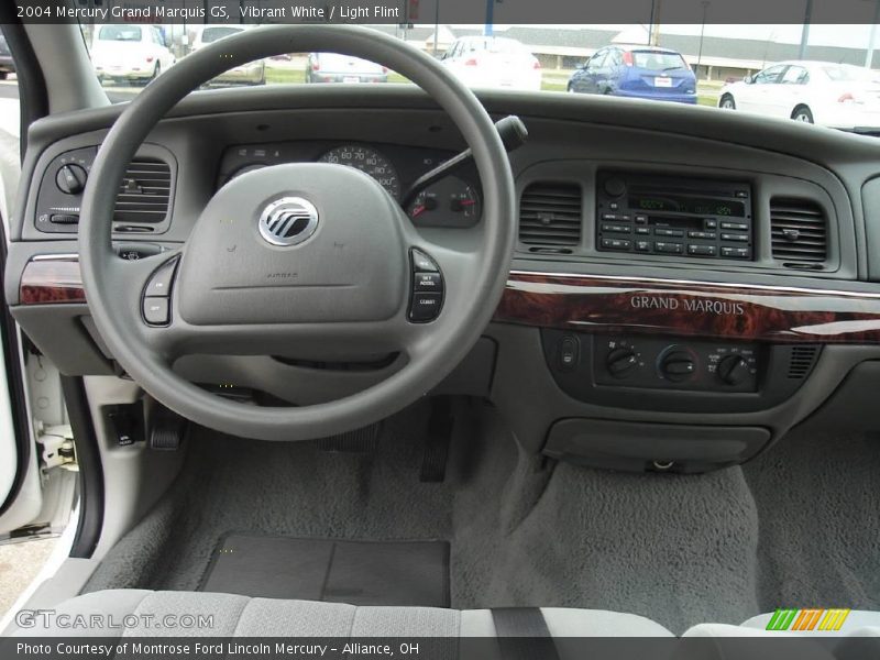 Vibrant White / Light Flint 2004 Mercury Grand Marquis GS