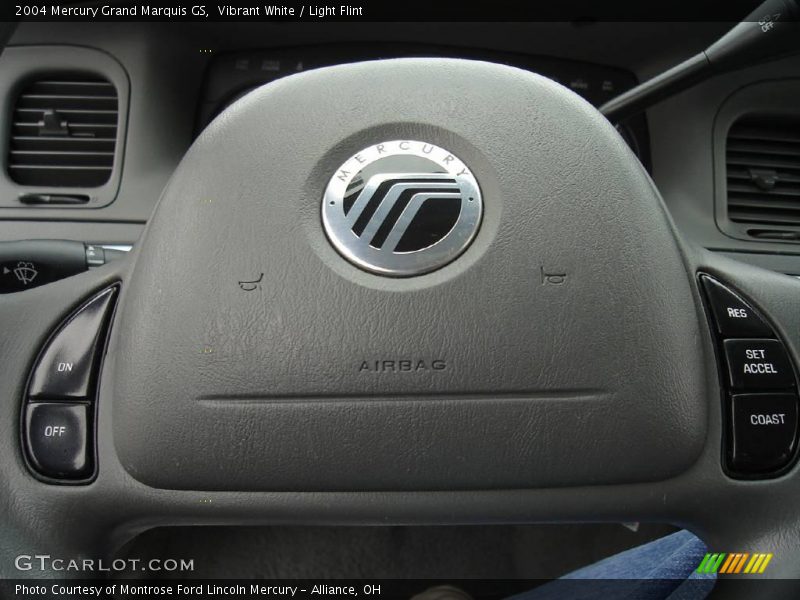 Vibrant White / Light Flint 2004 Mercury Grand Marquis GS