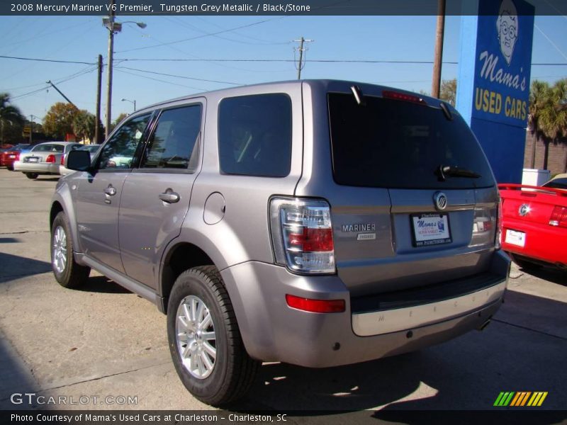 Tungsten Grey Metallic / Black/Stone 2008 Mercury Mariner V6 Premier