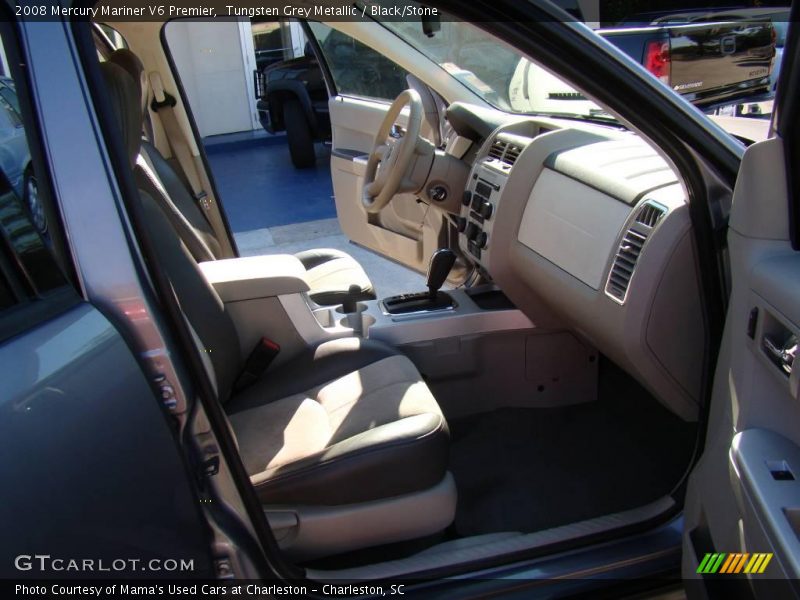Tungsten Grey Metallic / Black/Stone 2008 Mercury Mariner V6 Premier