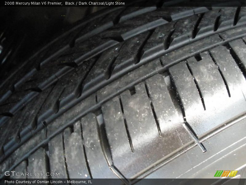 Black / Dark Charcoal/Light Stone 2008 Mercury Milan V6 Premier