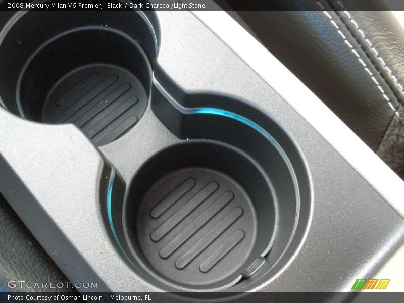 Black / Dark Charcoal/Light Stone 2008 Mercury Milan V6 Premier