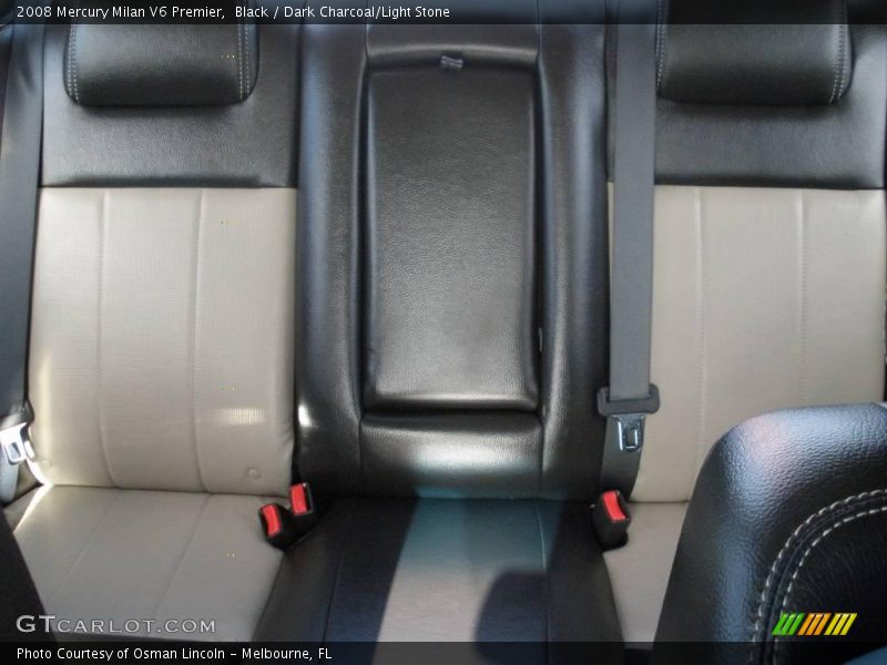 Black / Dark Charcoal/Light Stone 2008 Mercury Milan V6 Premier