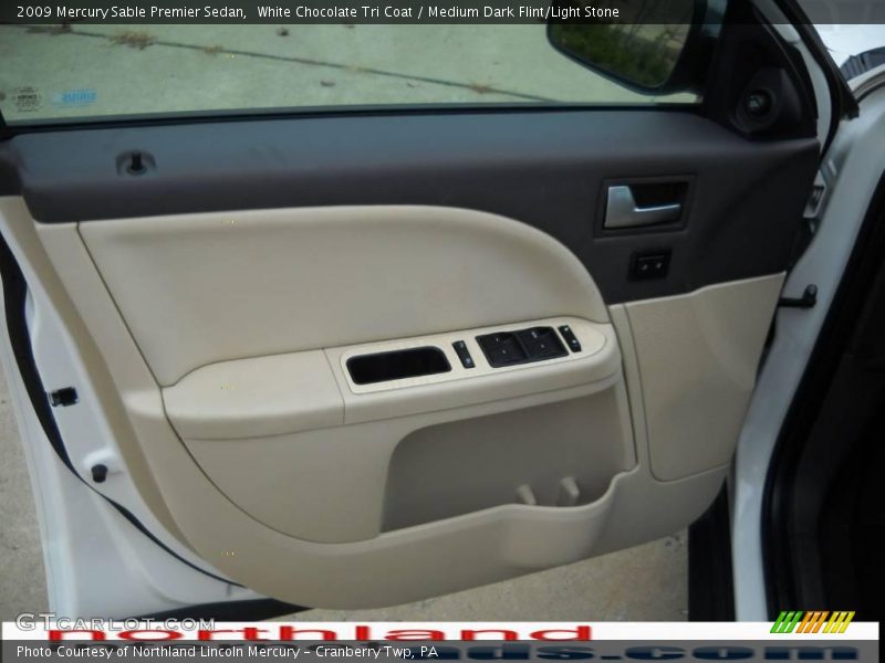 White Chocolate Tri Coat / Medium Dark Flint/Light Stone 2009 Mercury Sable Premier Sedan