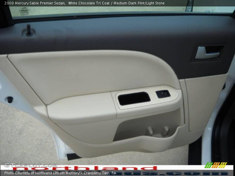 White Chocolate Tri Coat / Medium Dark Flint/Light Stone 2009 Mercury Sable Premier Sedan