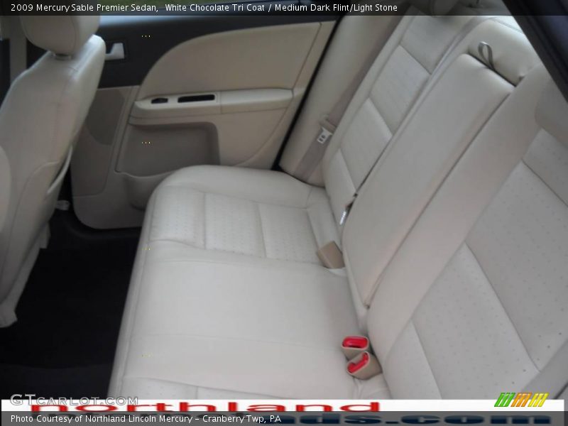 White Chocolate Tri Coat / Medium Dark Flint/Light Stone 2009 Mercury Sable Premier Sedan