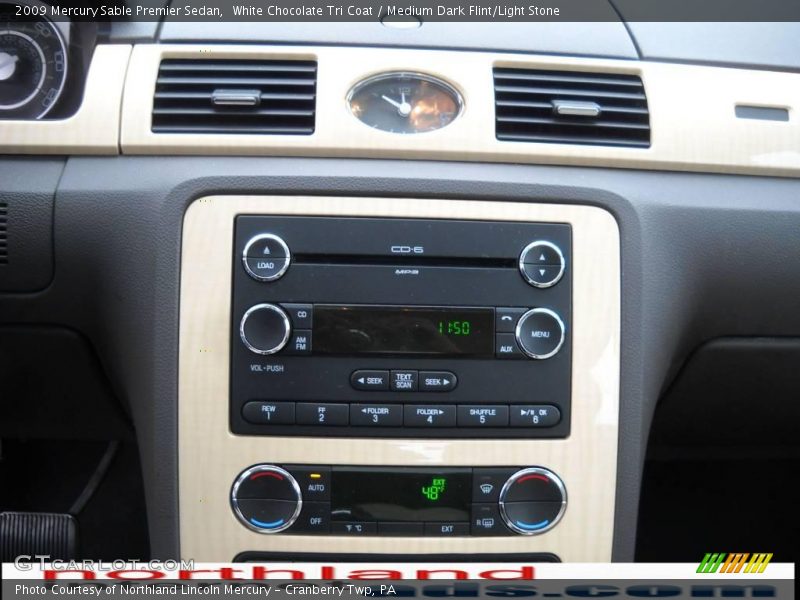 White Chocolate Tri Coat / Medium Dark Flint/Light Stone 2009 Mercury Sable Premier Sedan