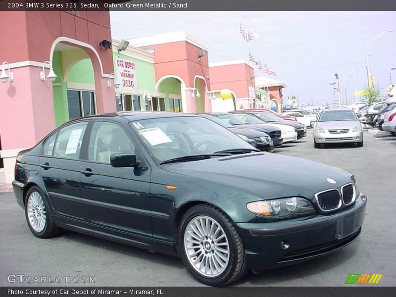 Oxford Green Metallic / Sand 2004 BMW 3 Series 325i Sedan