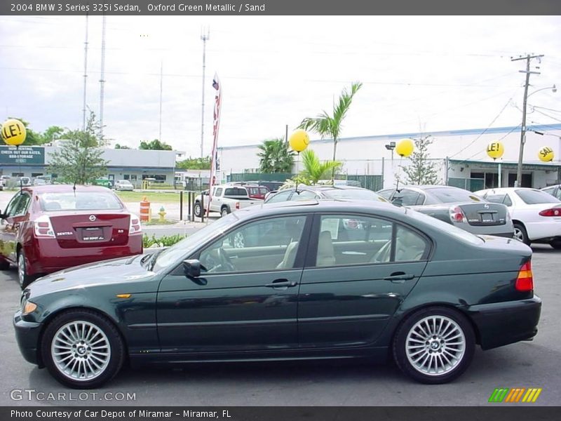 Oxford Green Metallic / Sand 2004 BMW 3 Series 325i Sedan