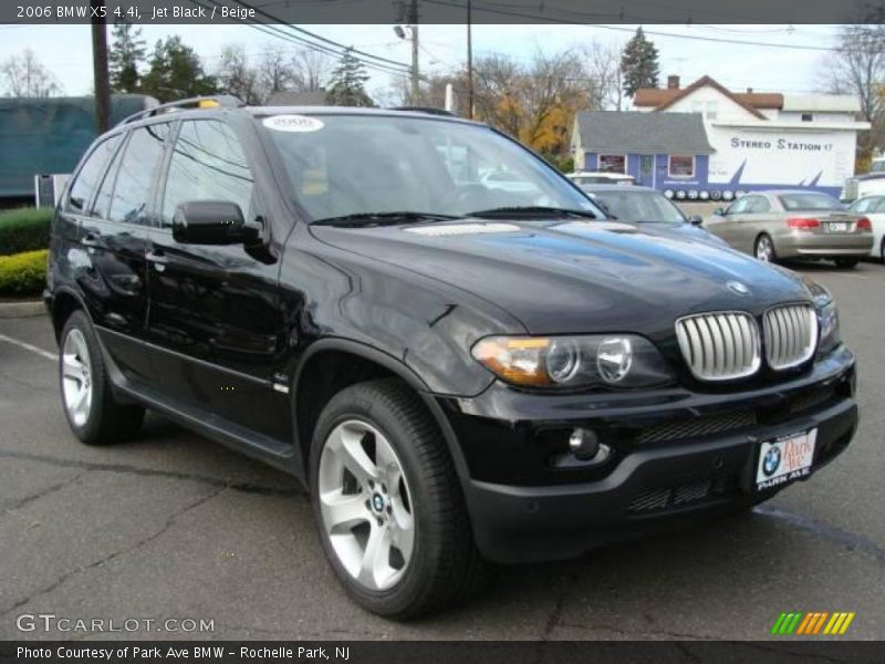 Jet Black / Beige 2006 BMW X5 4.4i