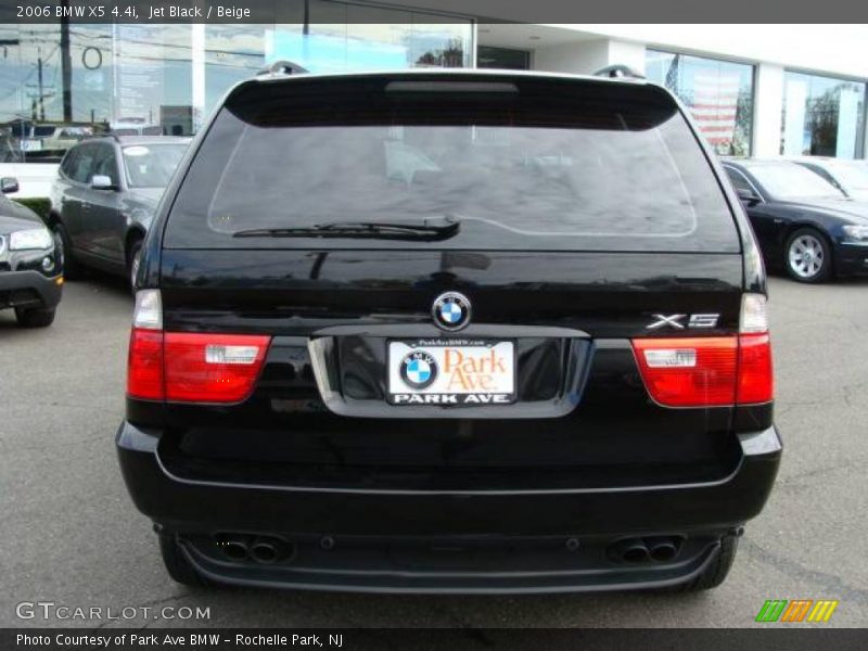 Jet Black / Beige 2006 BMW X5 4.4i