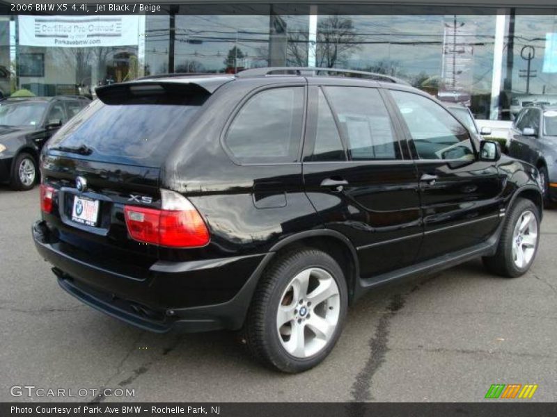 Jet Black / Beige 2006 BMW X5 4.4i