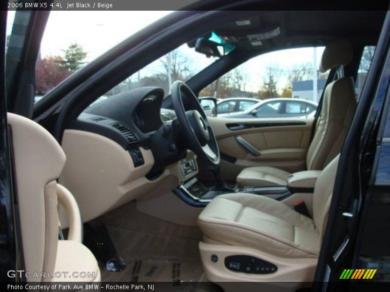 Jet Black / Beige 2006 BMW X5 4.4i