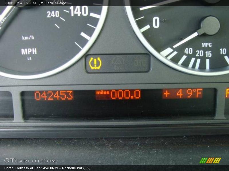 Jet Black / Beige 2006 BMW X5 4.4i