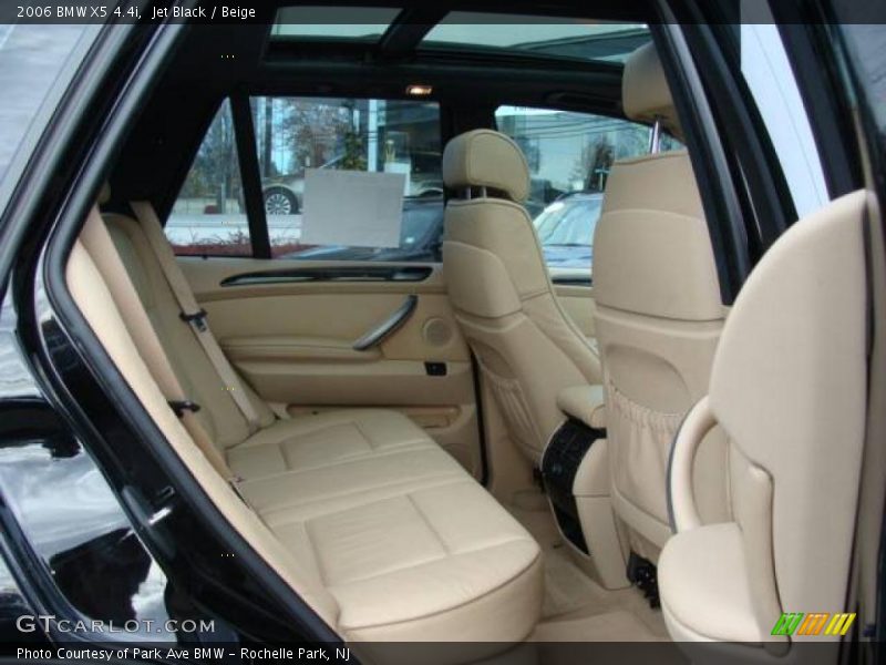 Jet Black / Beige 2006 BMW X5 4.4i