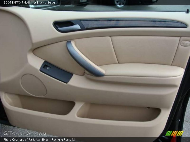 Jet Black / Beige 2006 BMW X5 4.4i