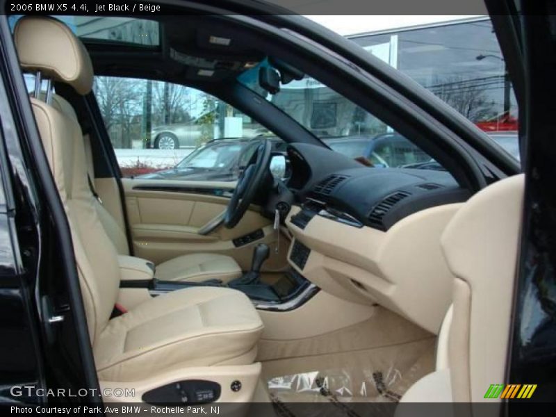 Jet Black / Beige 2006 BMW X5 4.4i