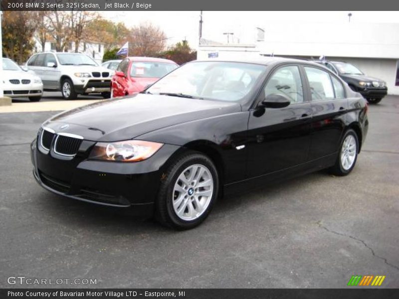 Jet Black / Beige 2006 BMW 3 Series 325i Sedan