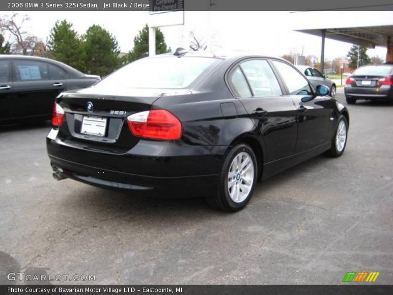 Jet Black / Beige 2006 BMW 3 Series 325i Sedan