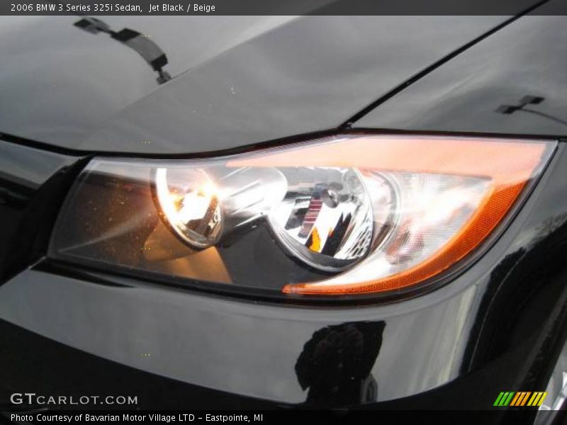 Jet Black / Beige 2006 BMW 3 Series 325i Sedan