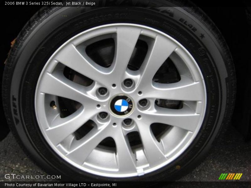 Jet Black / Beige 2006 BMW 3 Series 325i Sedan
