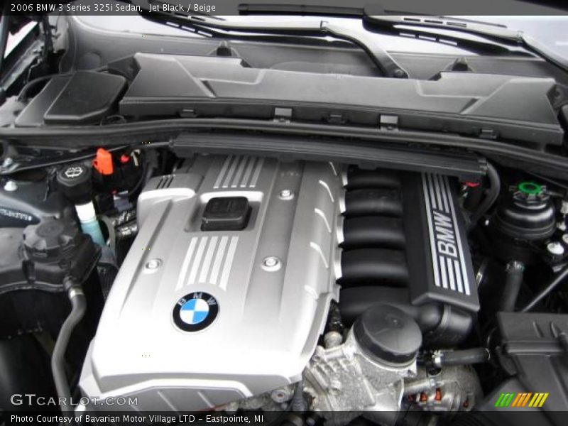 Jet Black / Beige 2006 BMW 3 Series 325i Sedan