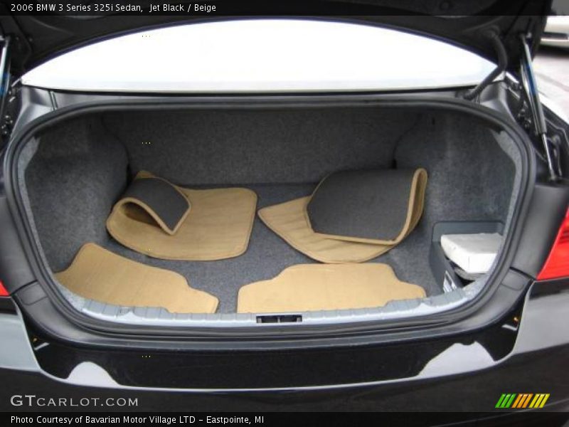Jet Black / Beige 2006 BMW 3 Series 325i Sedan