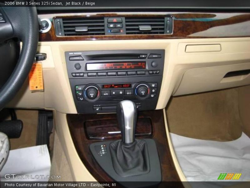 Jet Black / Beige 2006 BMW 3 Series 325i Sedan